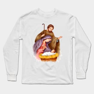 Nativity Painted Long Sleeve T-Shirt